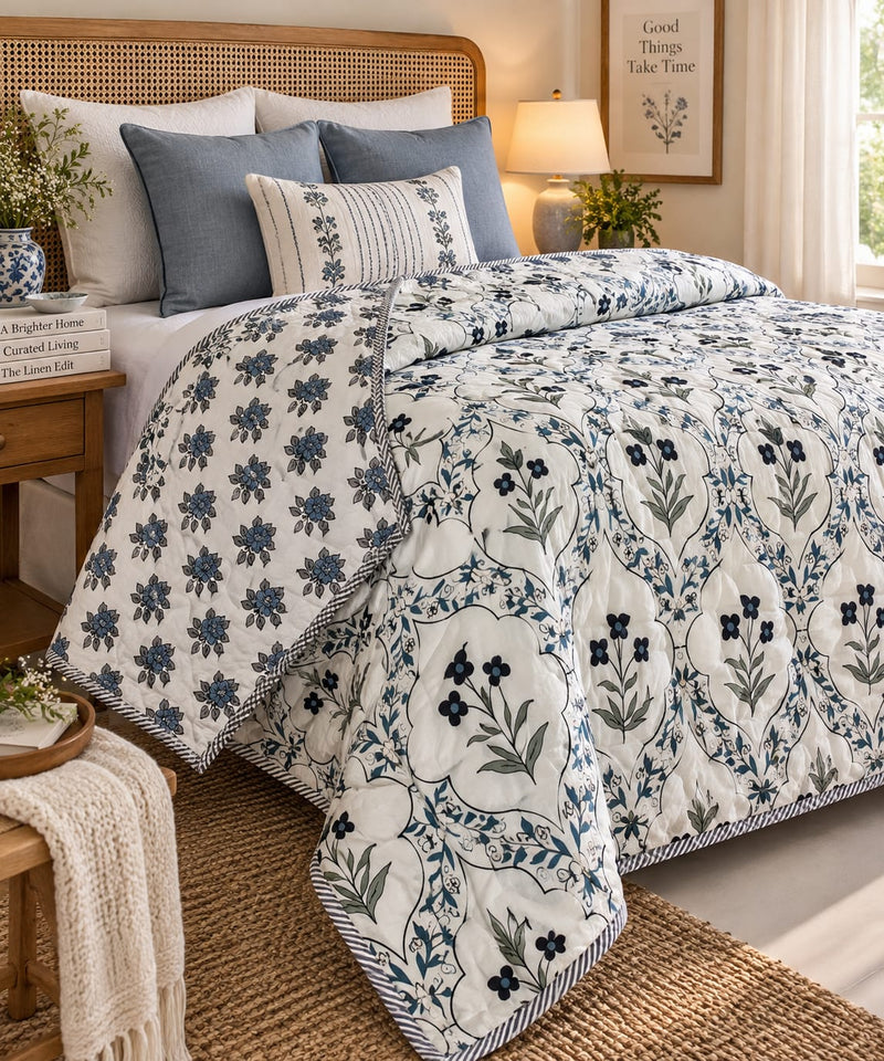Blue Printed Dohar